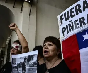 ARGENTINA-CHILE-CRISIS-PROTEST